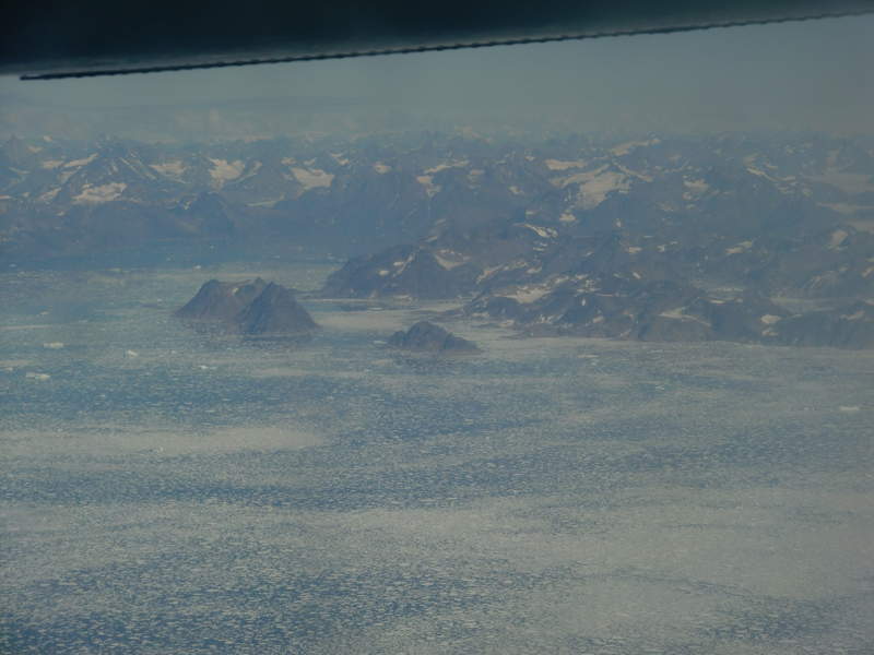 Grönland kommt in Sicht