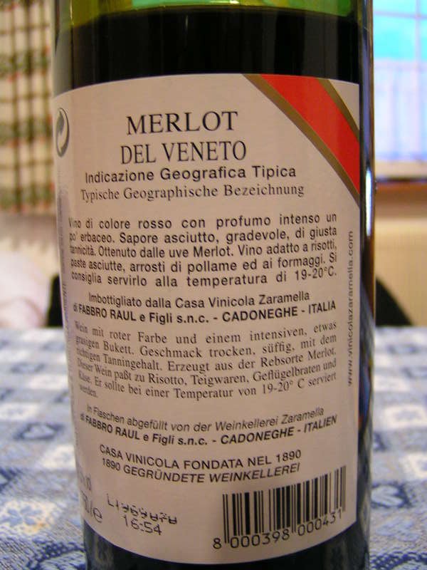 Venezischer Wein