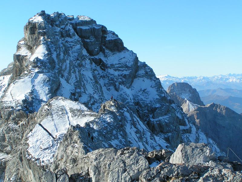 Blick zur Mittelspitze